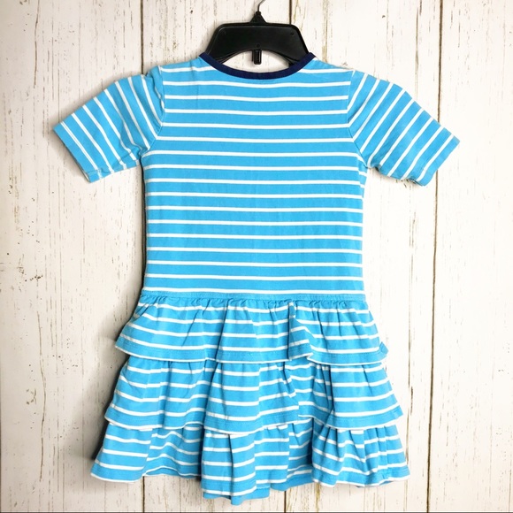 Hanna Andersson Blue Striped Layered Dress - Picture 9 of 9